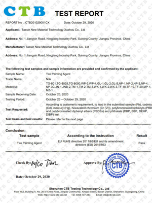 CTB TEST REPORT